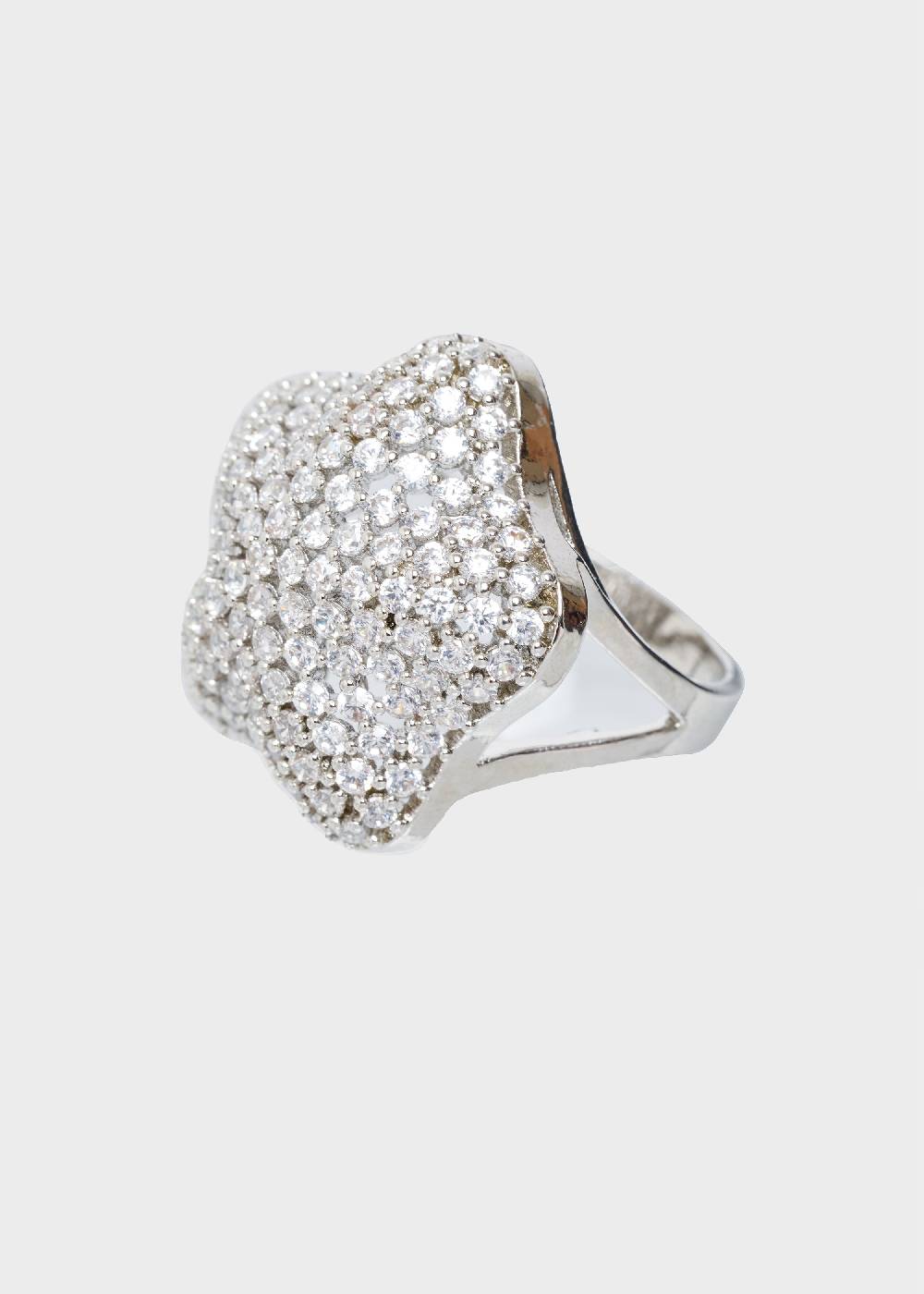 Nalí MABEL STAR RING W/ ZIRCONS IN SILVER Sconto