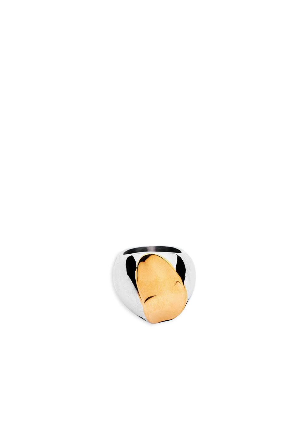 Nalí GOLD & SILVER ROUNDED RING STAIN. STEEL 2025