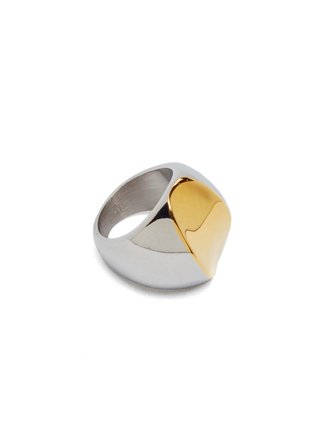 Nalí GOLD & SILVER ROUNDED RING STAIN. STEEL 2025