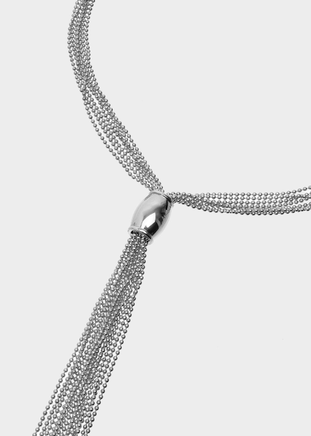 Nalí STAIN. STEEL SISSI CHAIN NECKLACE IN SILVER Vendita