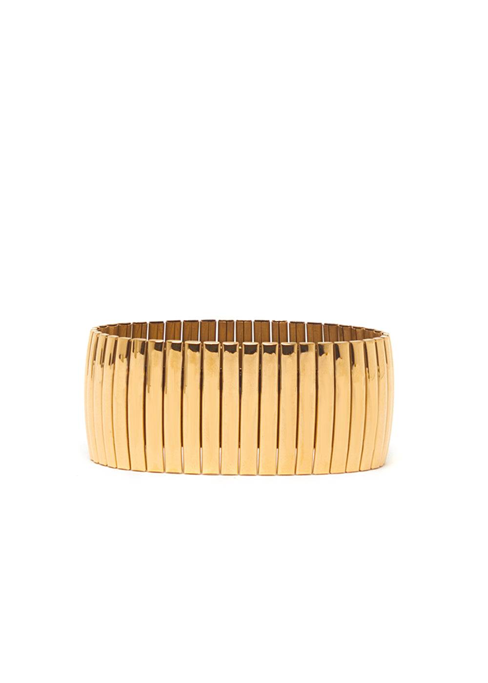 Nalí JARA ELASTIC BRACELET IN GOLD STAINLESS STEEL Pezzi Unici