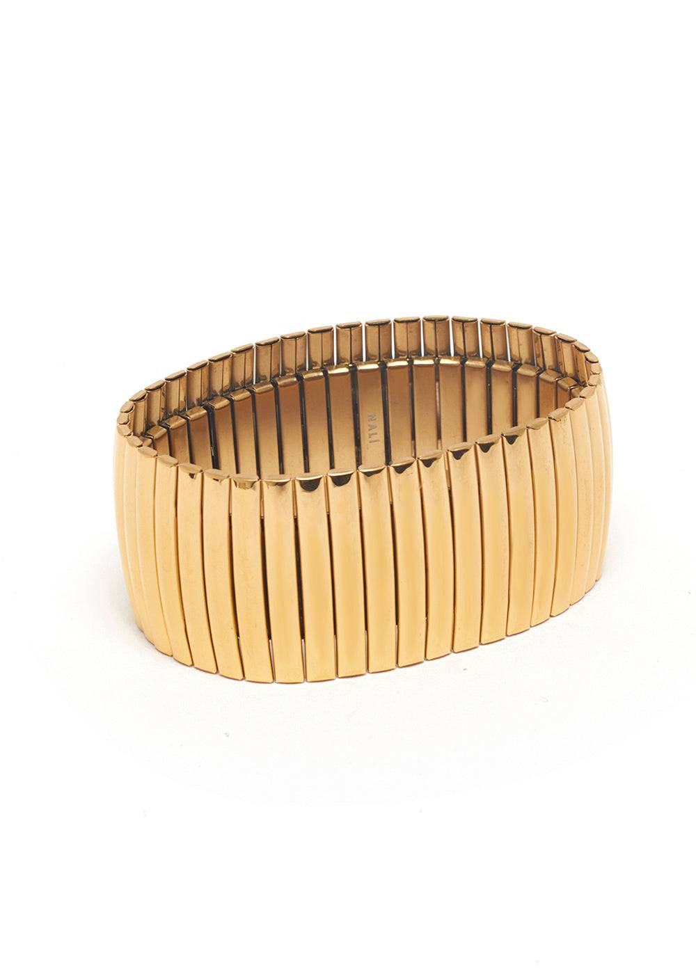 Nalí JARA ELASTIC BRACELET IN GOLD STAINLESS STEEL Pezzi Unici