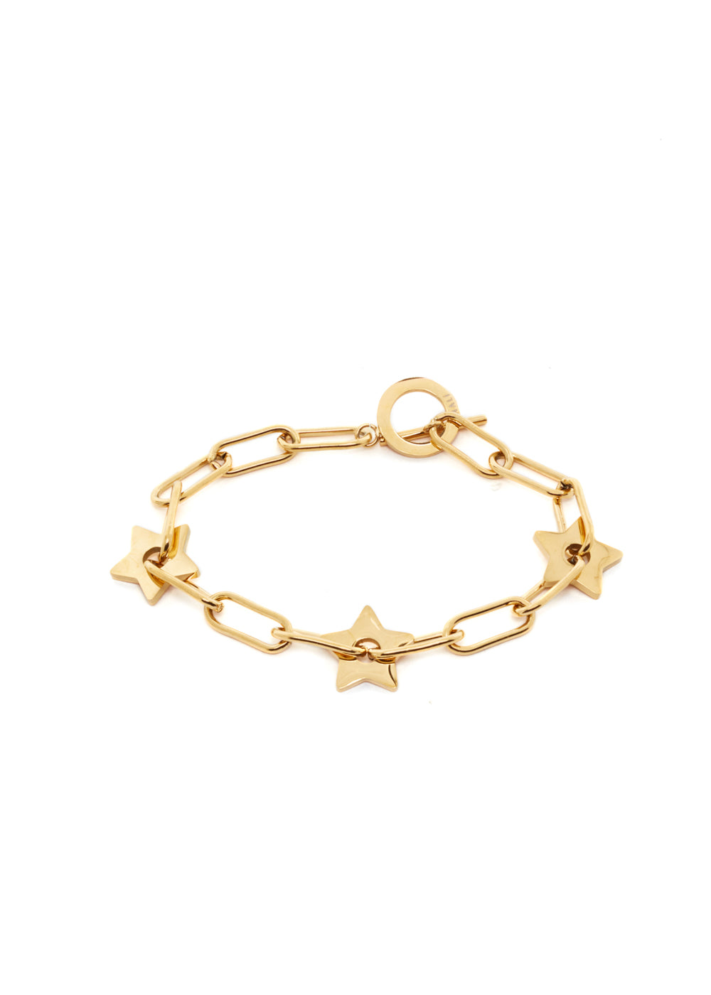 Nalí SILVI GOLD CHAIN STARS BRACELET STAIN. STEEL Consegna Veloce