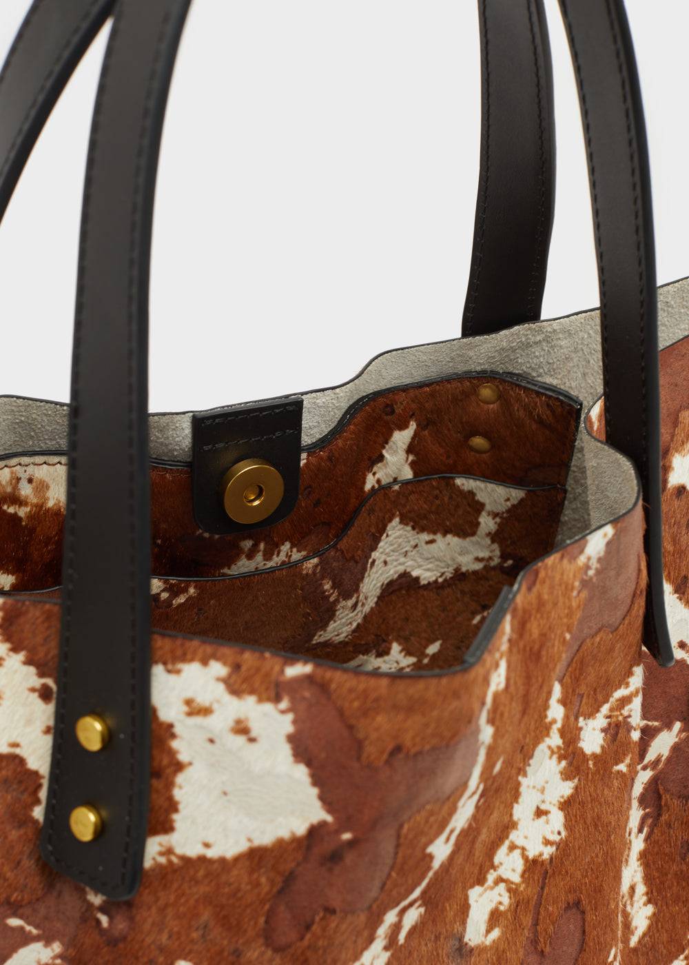 Nalí DESIRE TOTE BAG IN REAL LEATHER COW Vendita Calda