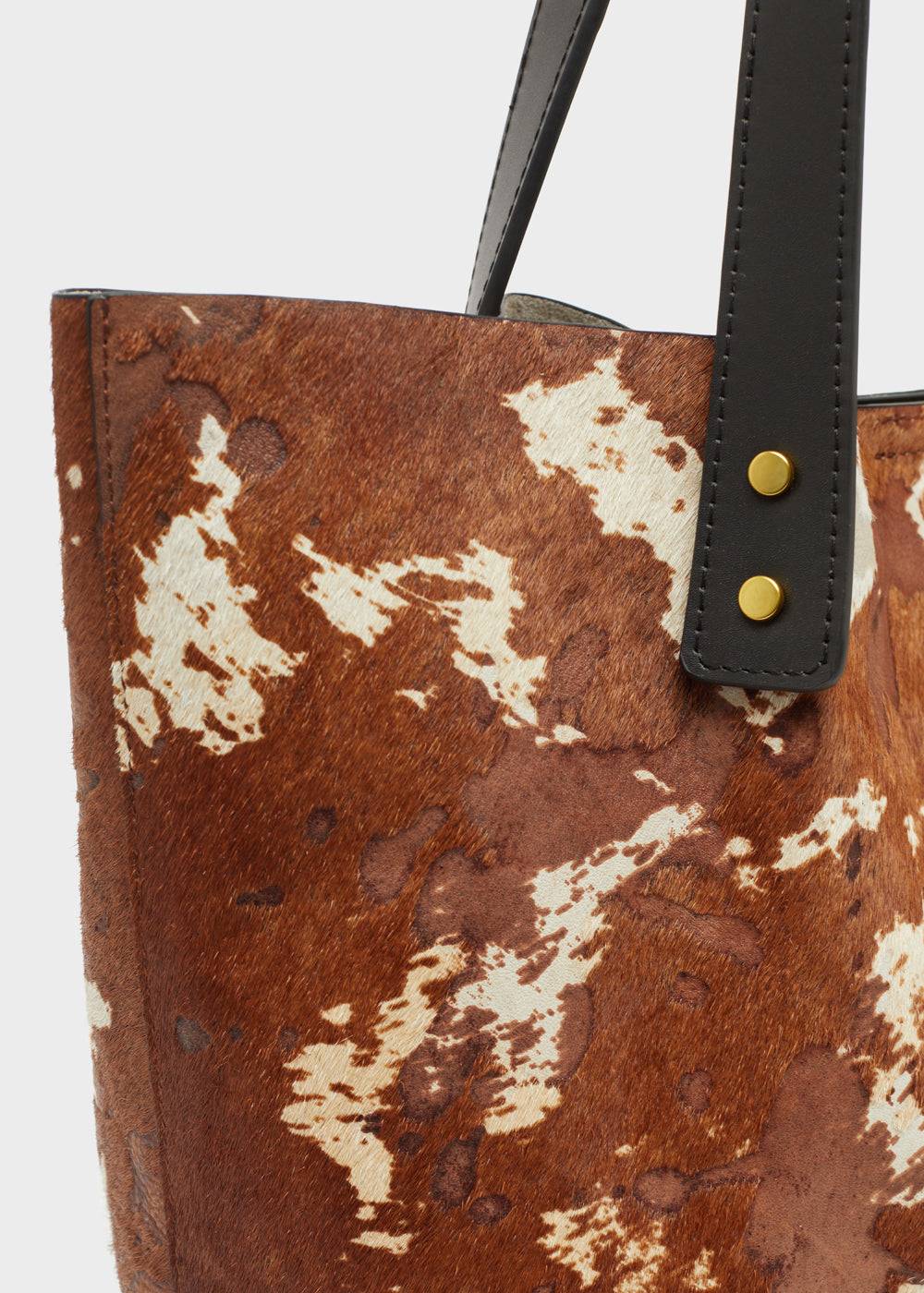 Nalí DESIRE TOTE BAG IN REAL LEATHER COW Vendita Calda