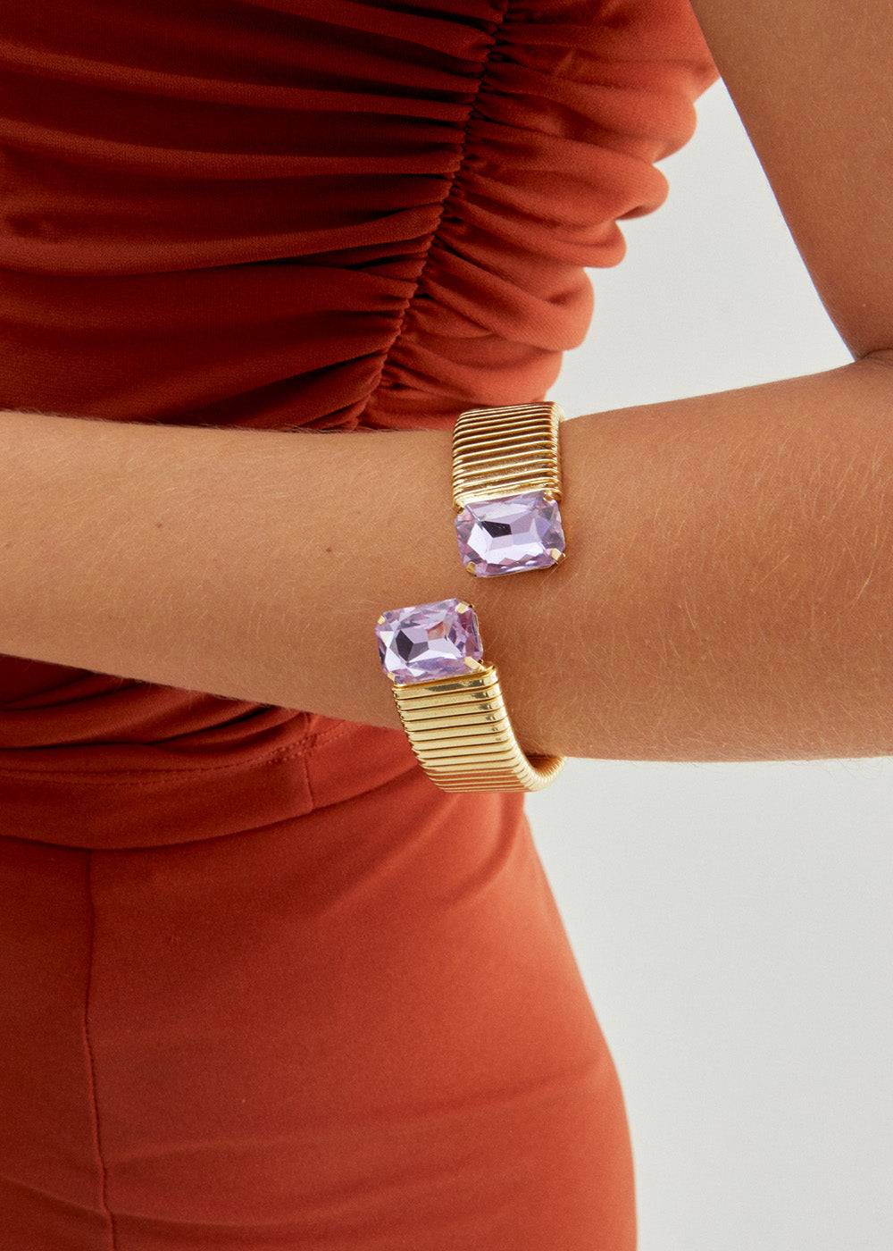 Nalí ATHENA GOLD BRACELET W/ STONES + COLORS Vendite Flash