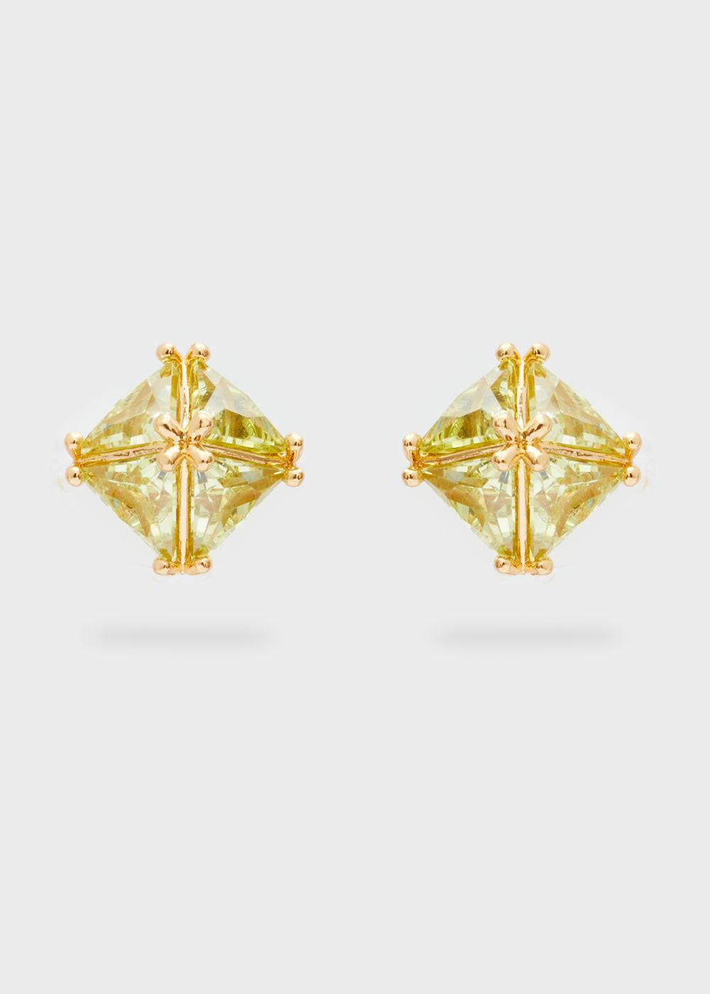 Nalí STUD LOBE EARRINGS W/ ZIRCONS + COLORS Moda