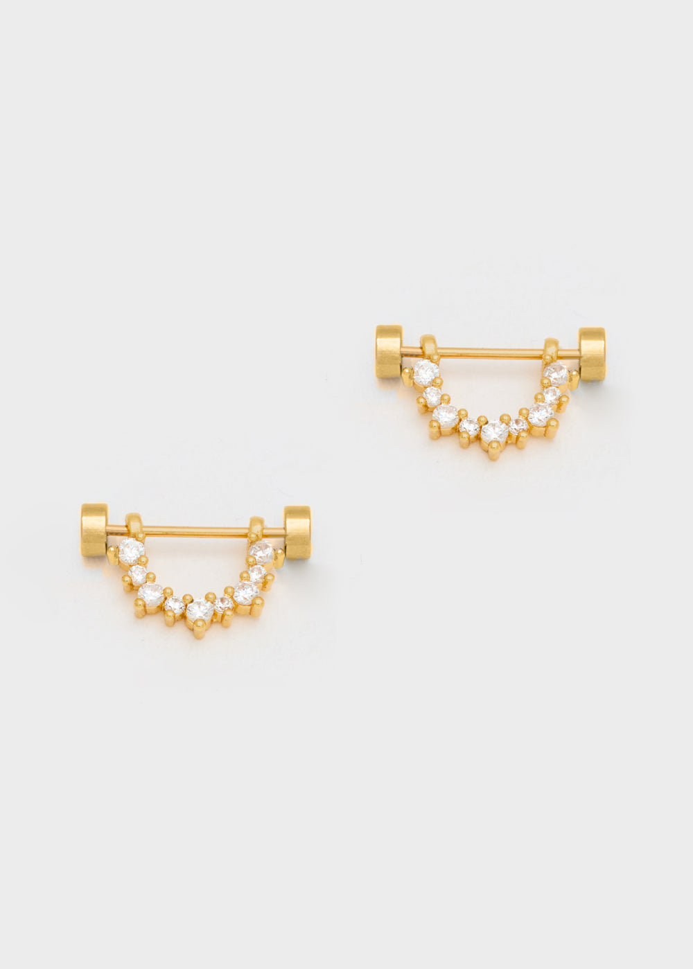 Nalí SIENNA LOBE EARRINGS W/ ZIRCONS + COLORS Italy