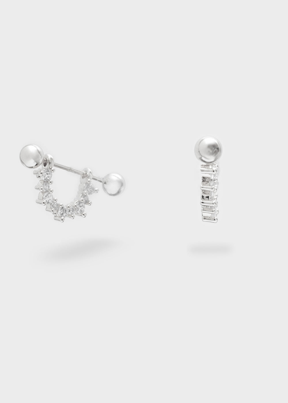 Nalí SIENNA LOBE EARRINGS W/ ZIRCONS + COLORS Italy
