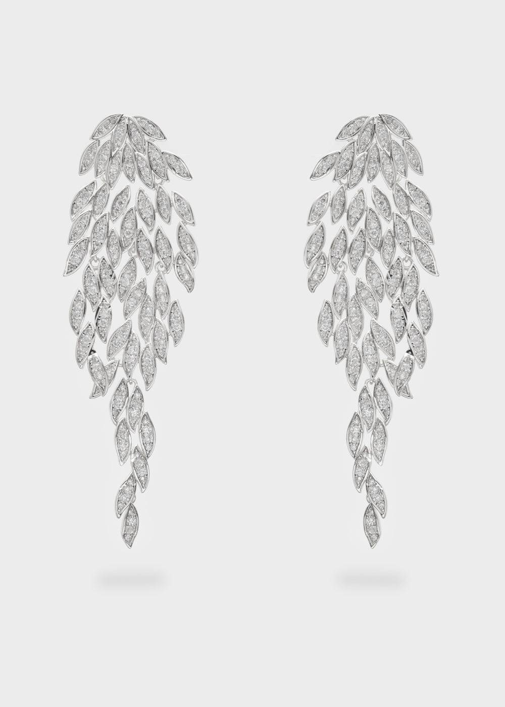 Nalí CASCADE EARRINGS WITH ZIRCONS + COLORS Qualità