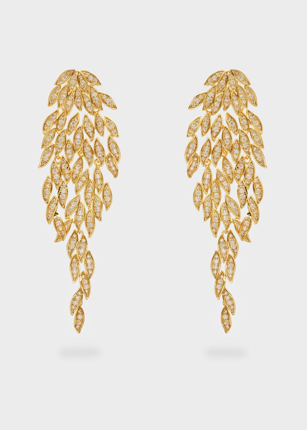 Nalí CASCADE EARRINGS WITH ZIRCONS + COLORS Qualità