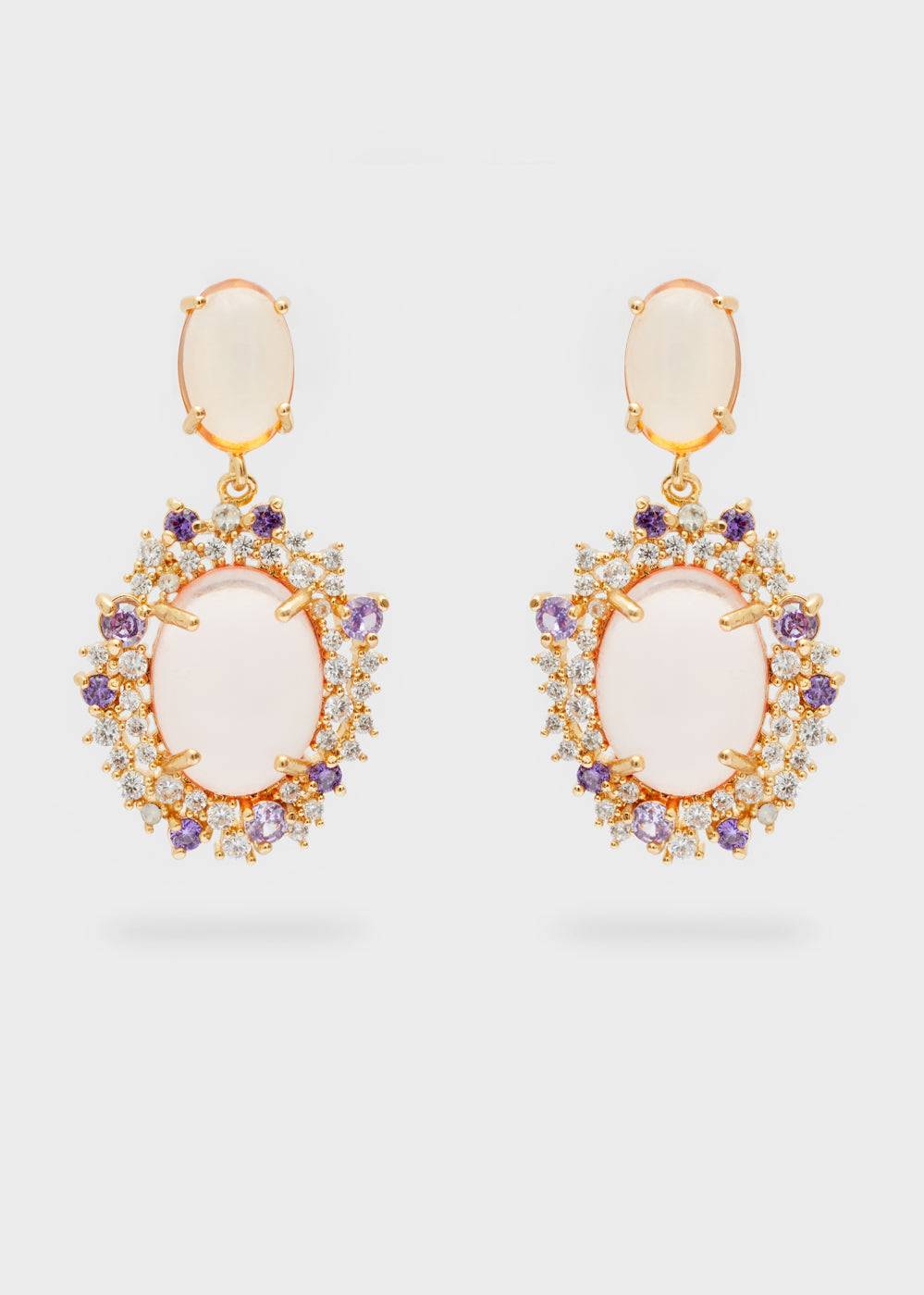 Nalí MERY PENDANT EARRINGS RESIN + COLORS Offerta Giorno del Papà