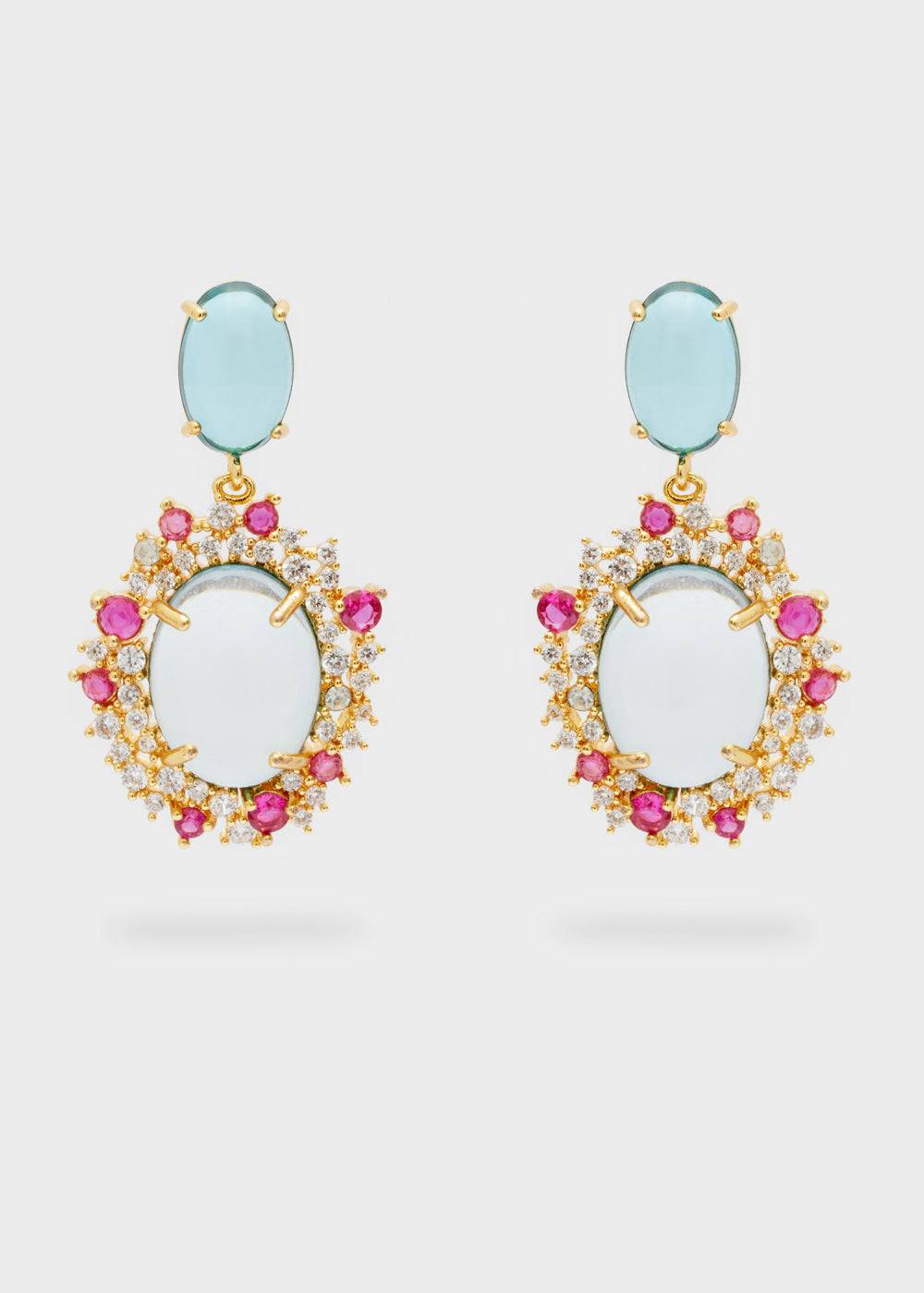 Nalí MERY PENDANT EARRINGS RESIN + COLORS Offerta Giorno del Papà