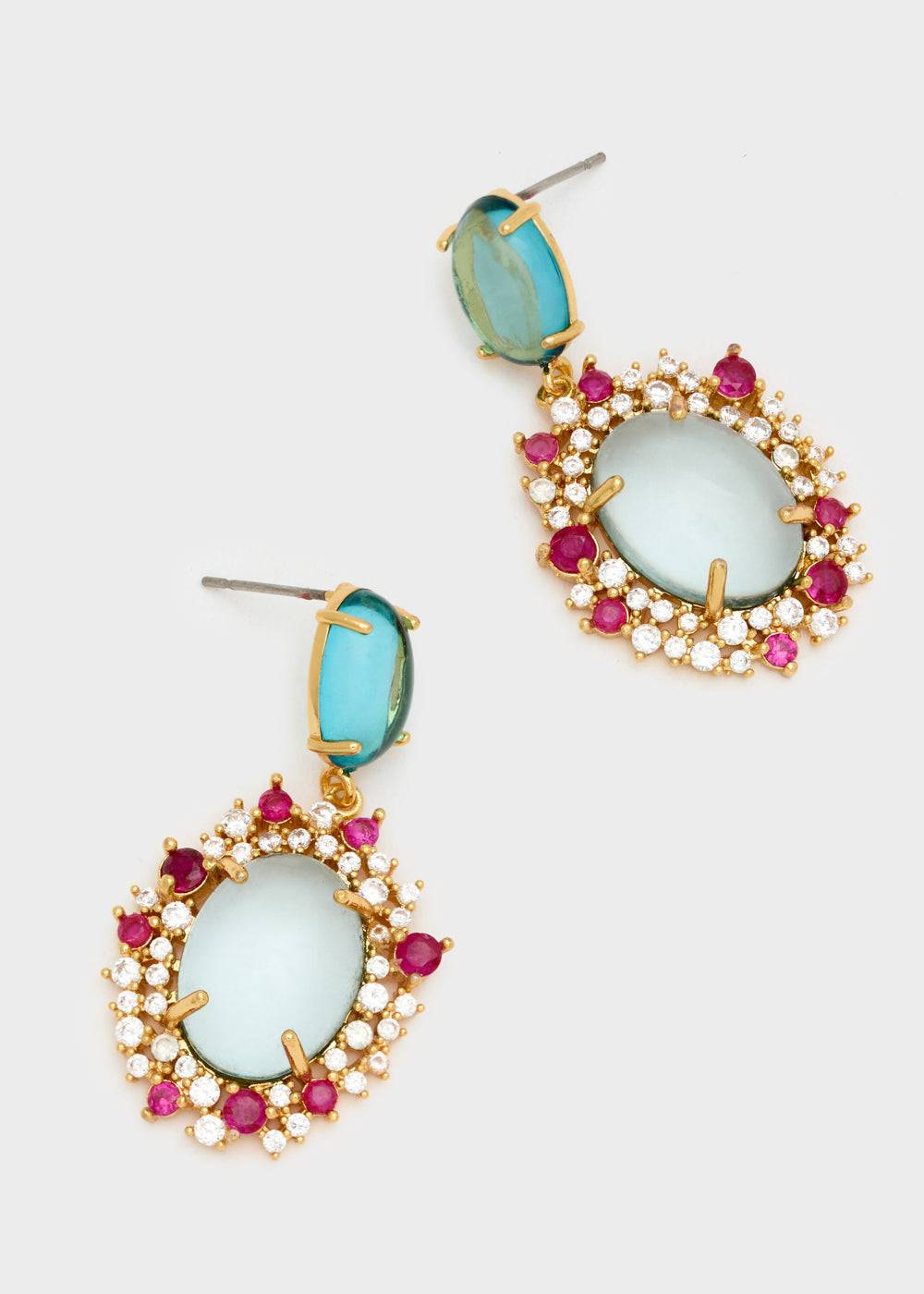 Nalí MERY PENDANT EARRINGS RESIN + COLORS Offerta Giorno del Papà