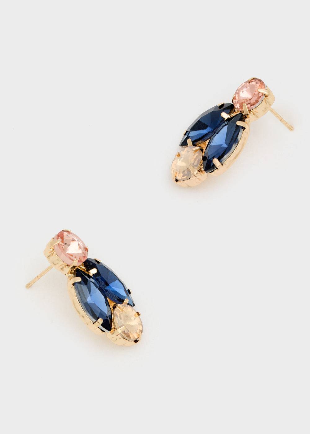 Nalí CYNTHIA LOBE EARRINGS W/ STONES + COLORS Acquista Ora