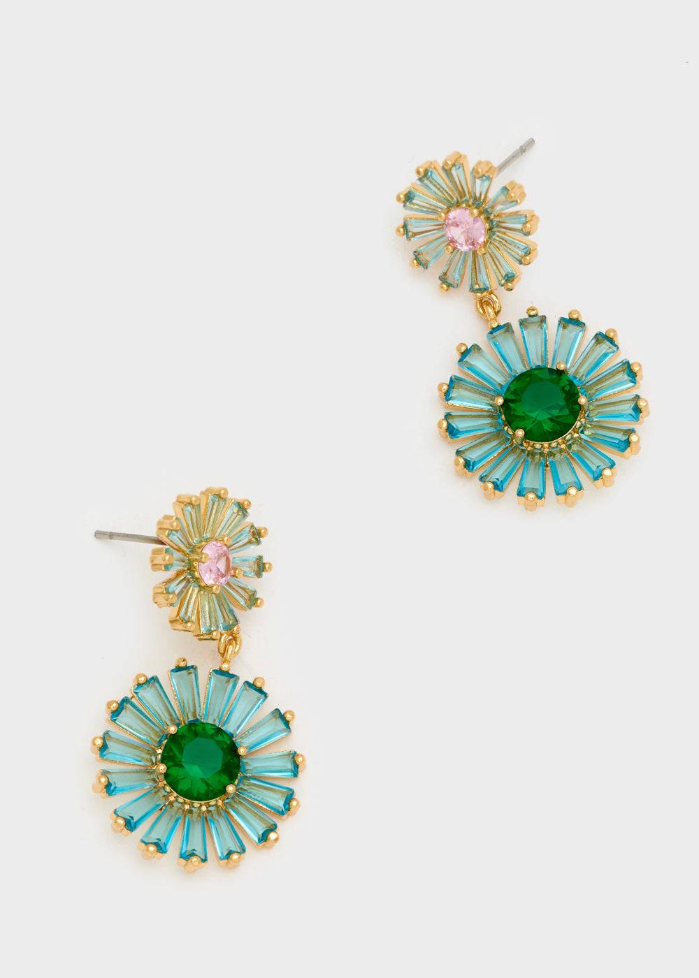 Nalí MARGHERITA EARRINGS W/ ZIRCONS + COLORS Shopping Online
