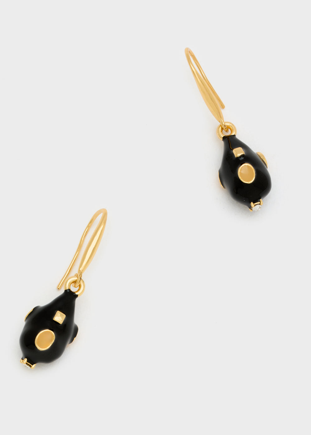 Nalí NIDIA EARRINGS W/ ENAMEL PENDANT+ COLORS Prezzo Ridotto
