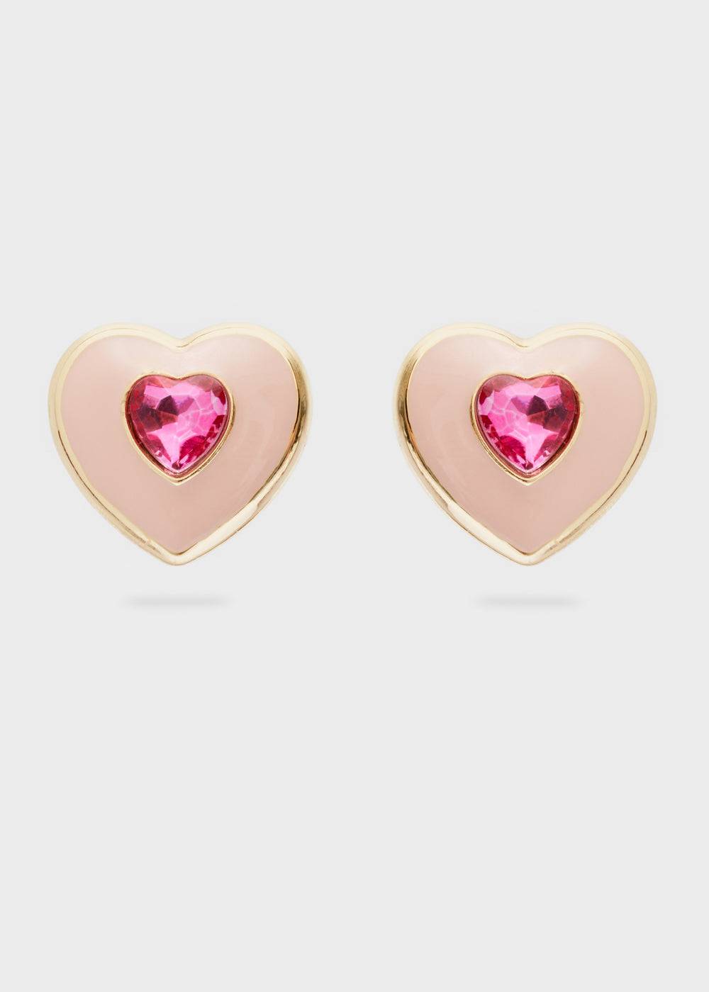 Nalí LOVELY HEART EARRINGS W/ STONE + COLORS Sottocosto