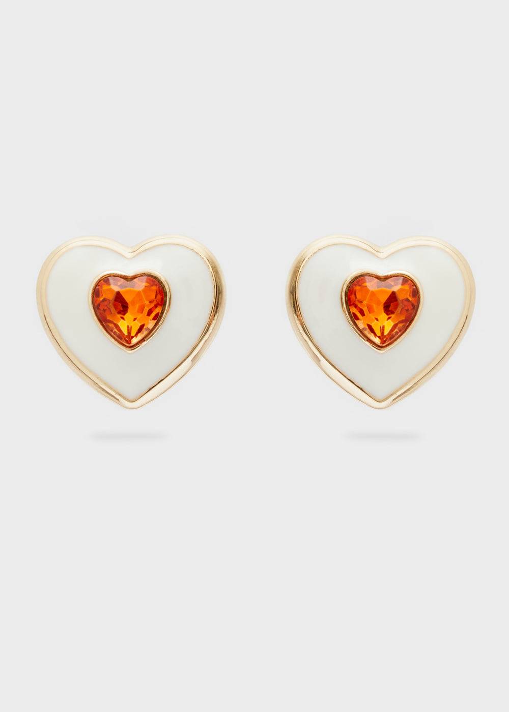 Nalí LOVELY HEART EARRINGS W/ STONE + COLORS Sottocosto