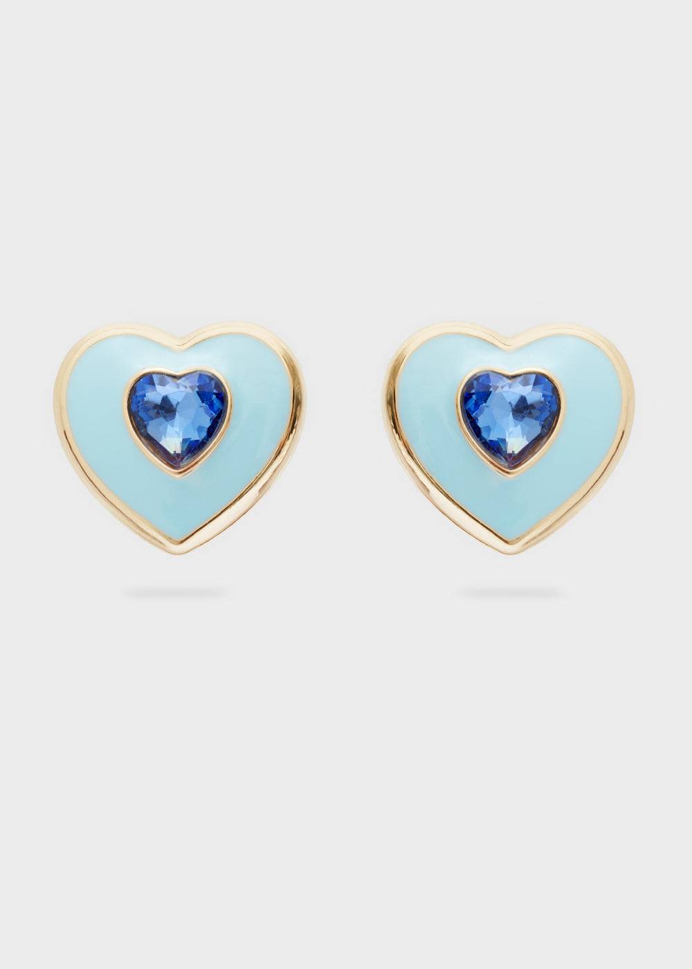 Nalí LOVELY HEART EARRINGS W/ STONE + COLORS Sottocosto