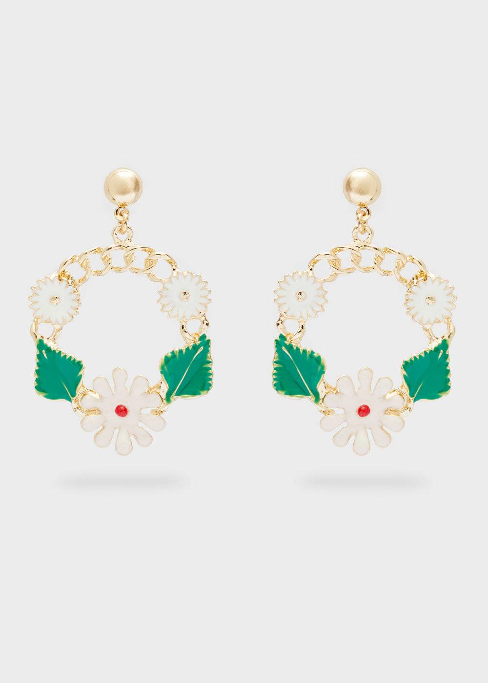 Nalí SPRING LONG EARRINGS FLOWERS + COLORS Presa
