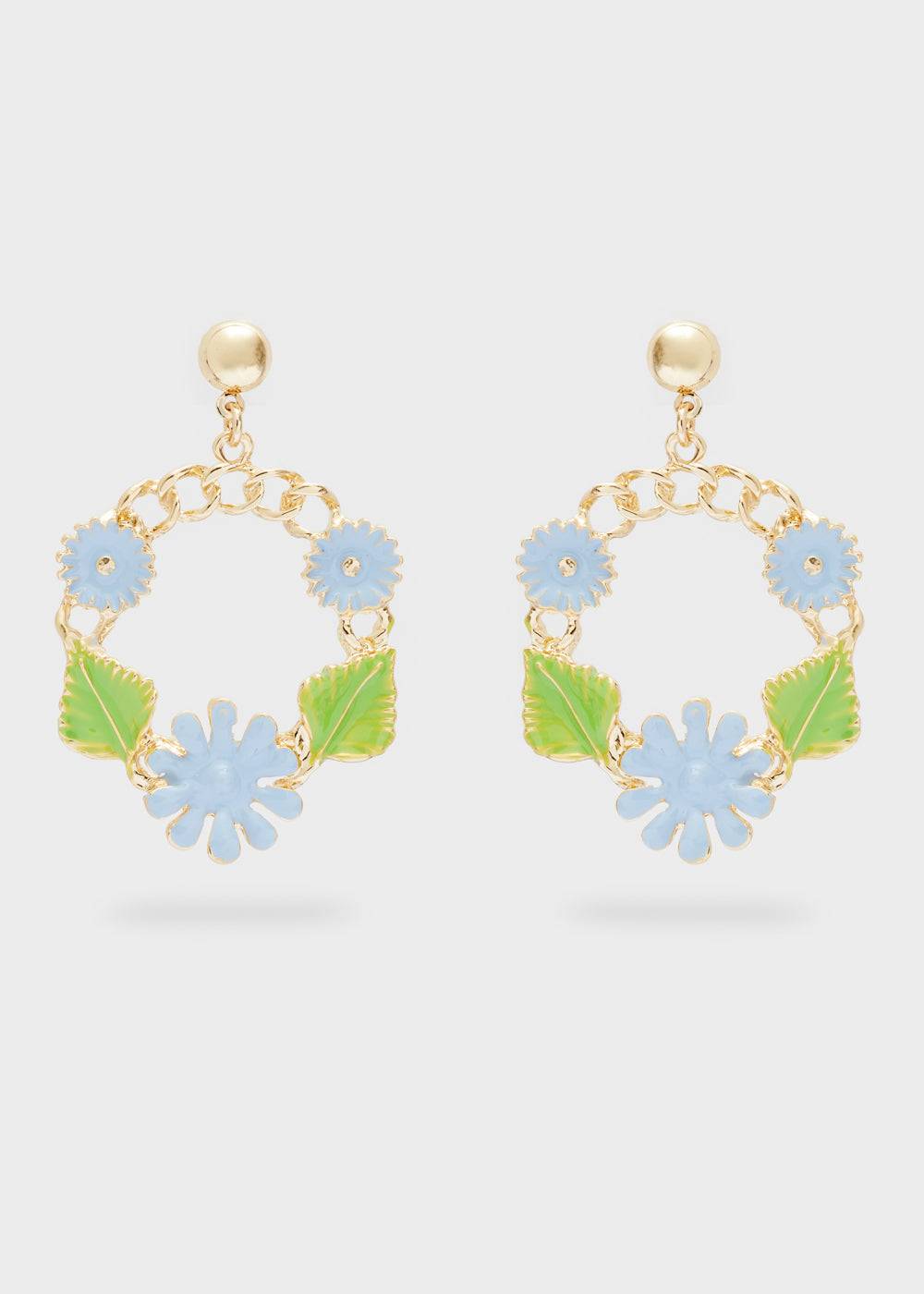 Nalí SPRING LONG EARRINGS FLOWERS + COLORS Presa