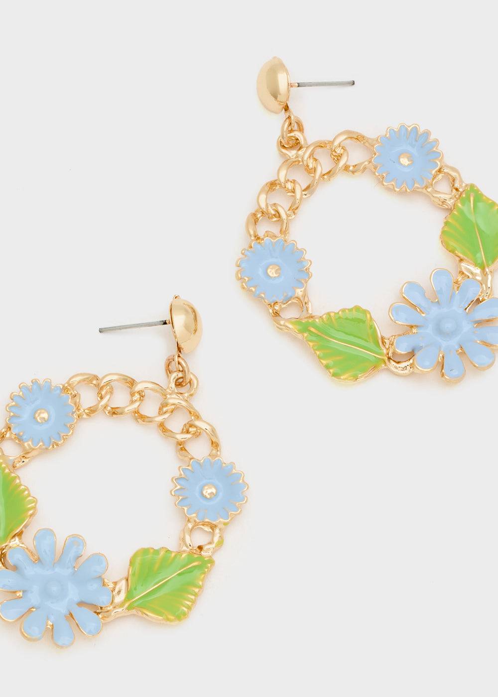 Nalí SPRING LONG EARRINGS FLOWERS + COLORS Presa