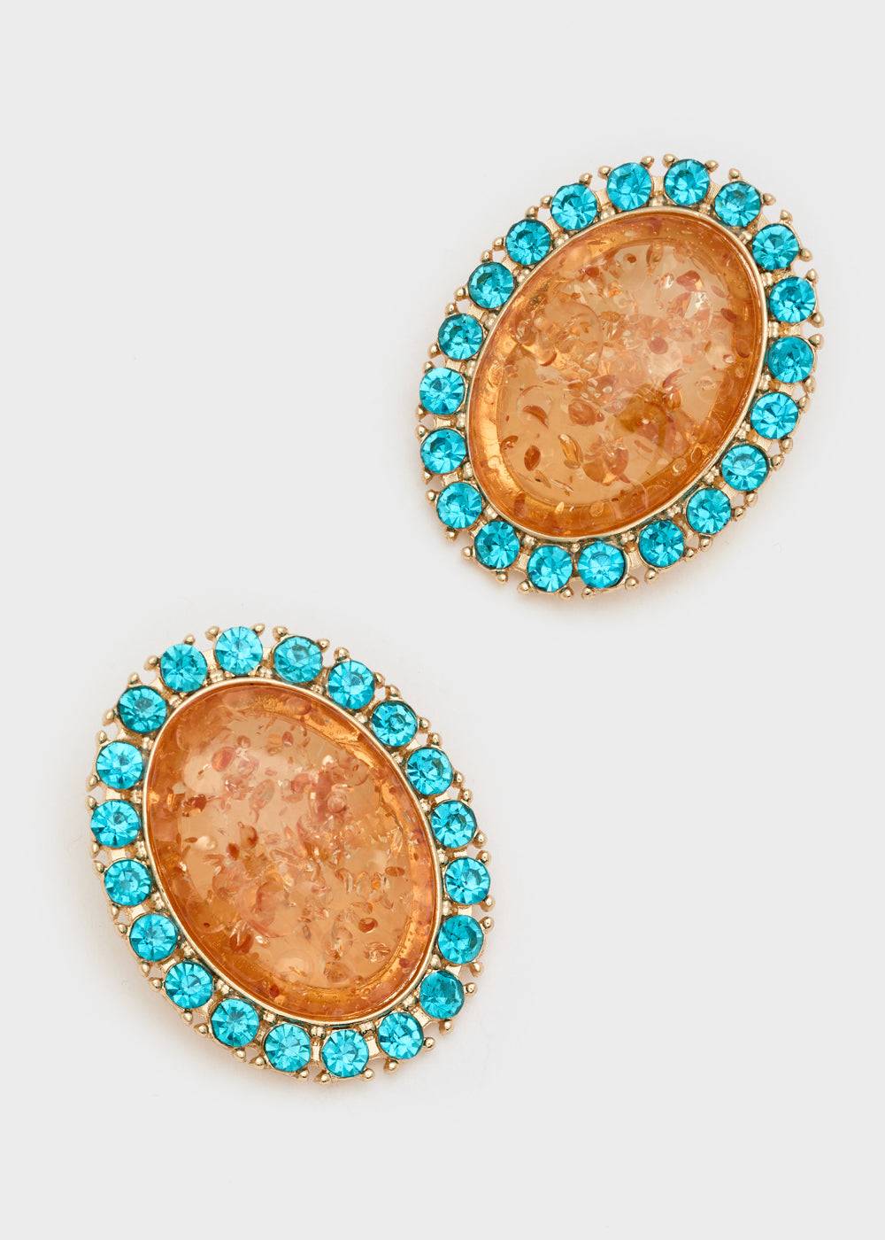 Nalí DENISE OVAL EARRINGS + COLORS Economico