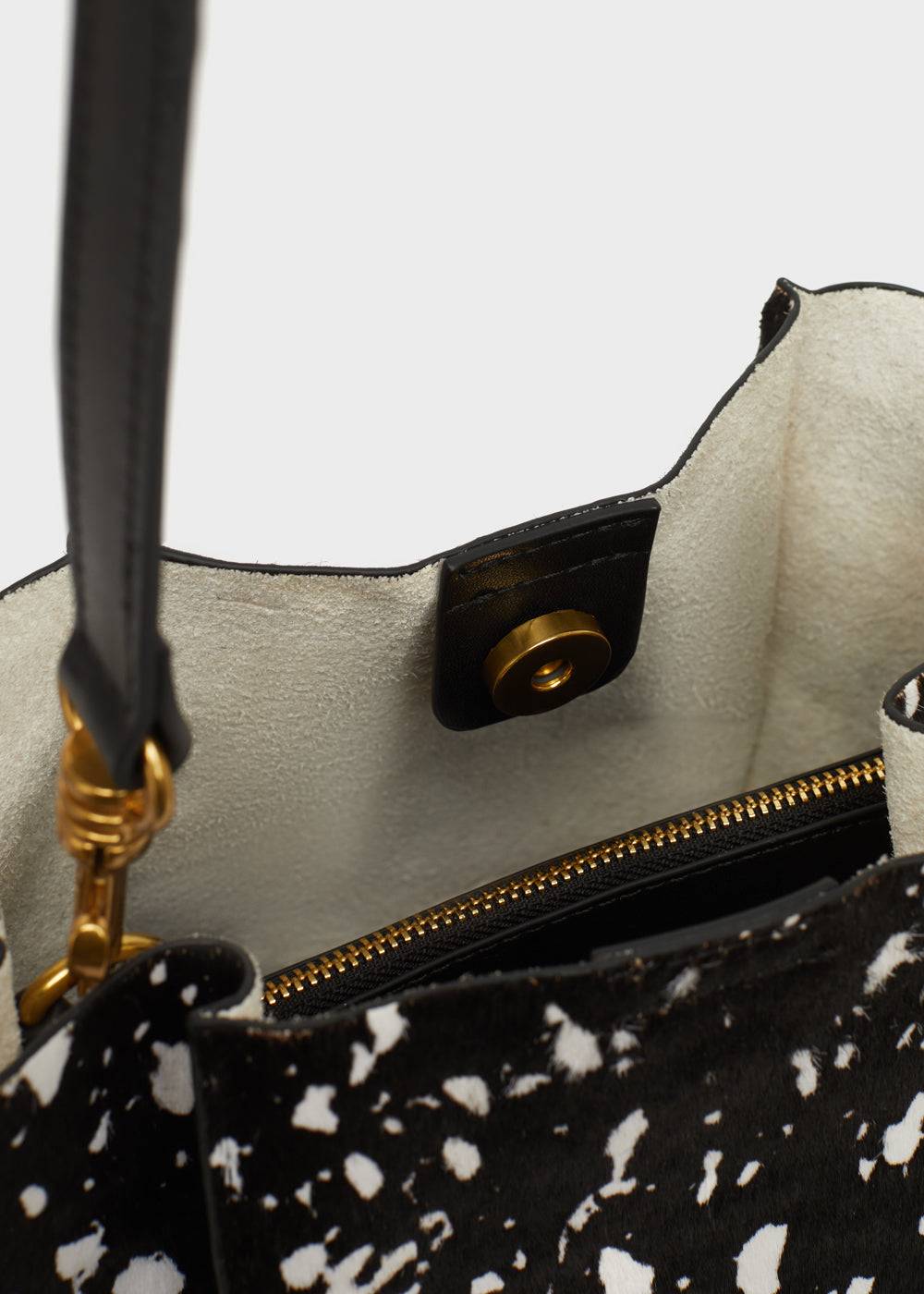 Nalí TITTI BUCKET BAG IN REAL LEATHER BLACK Outlet