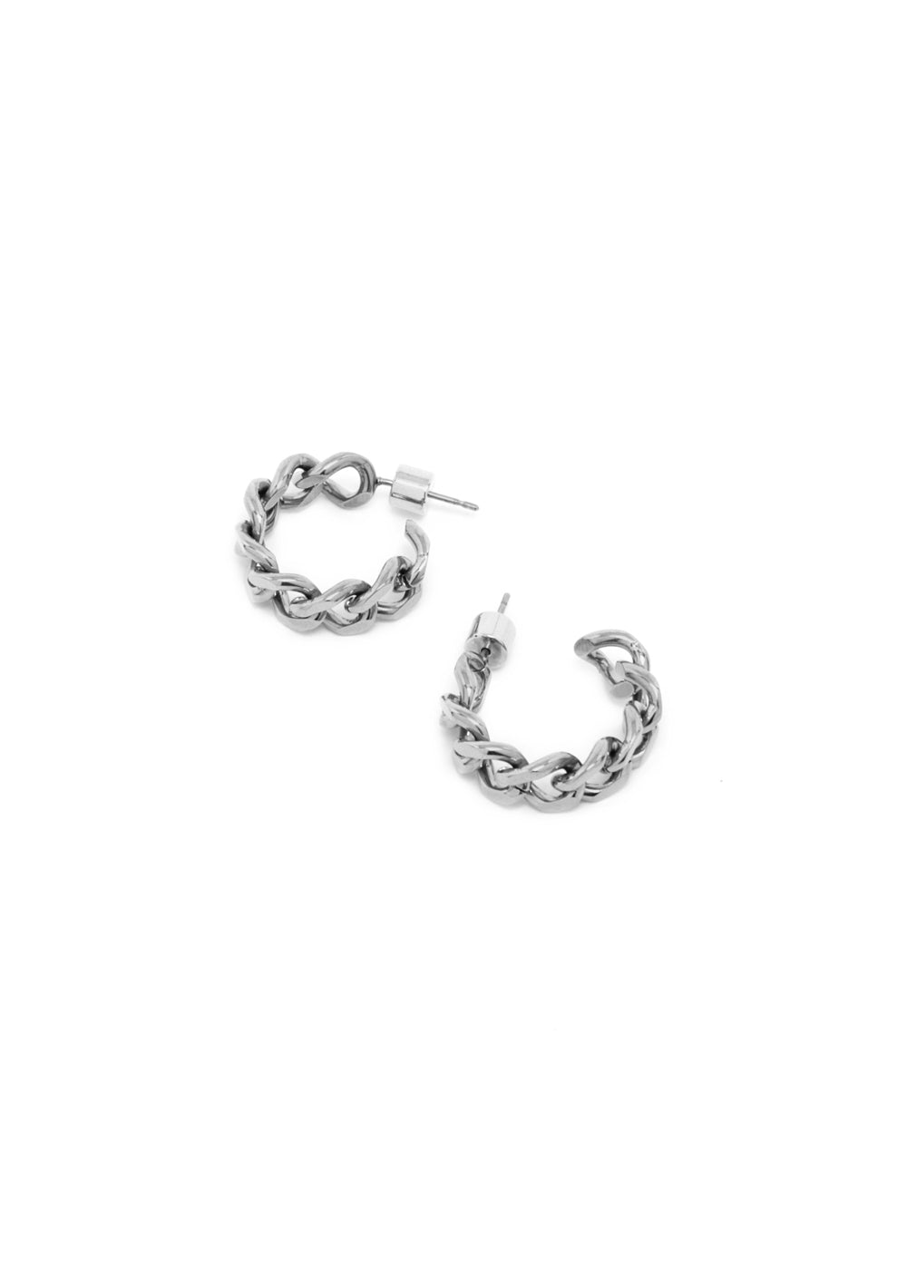 Nalí SILVER ISA CHAIN EARRINGS Vendita Economica