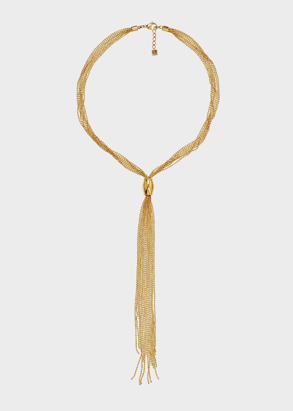 Nalí STAIN. STEEL SISSI CHAIN NECKLACE IN GOLD Negozio