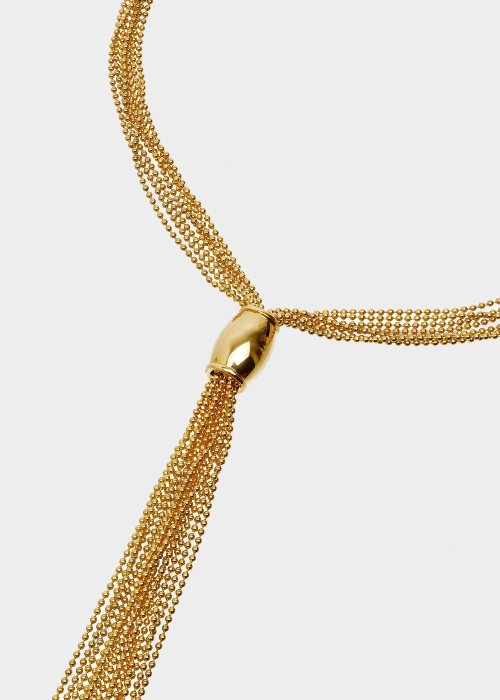Nalí STAIN. STEEL SISSI CHAIN NECKLACE IN GOLD Negozio