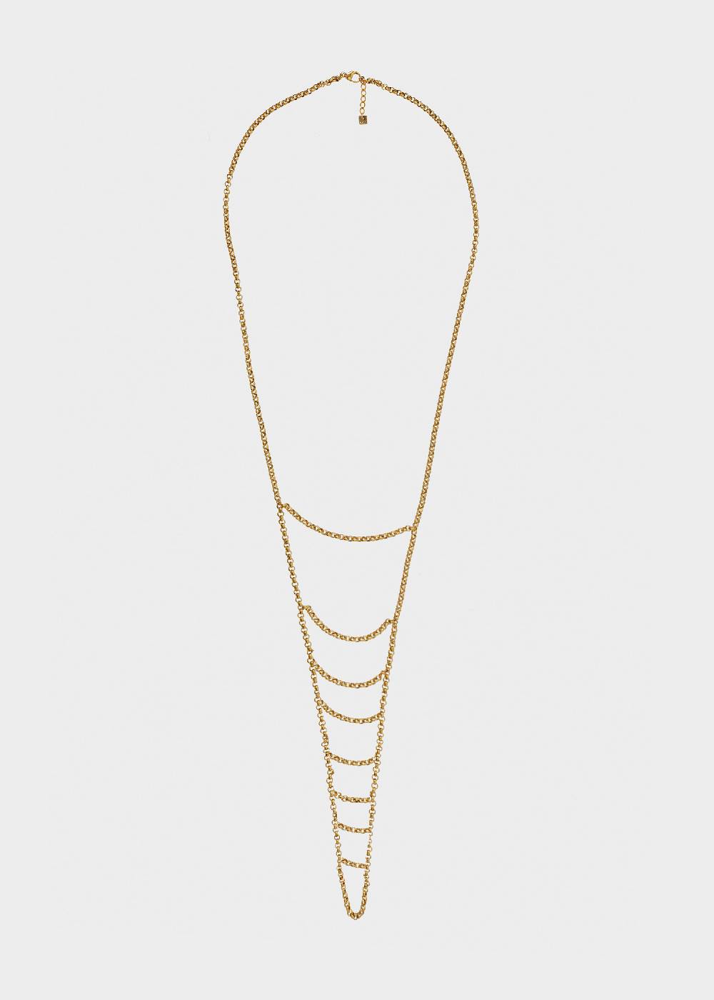 Nalí STAIN. STEEL LONG CHIAN NECKLACE IN GOLD Italia