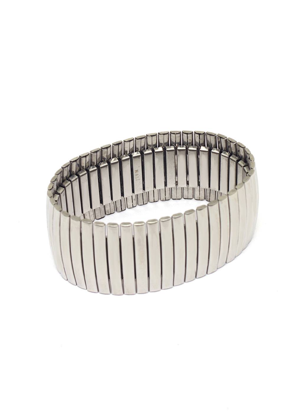 Nalí JARA ELASTIC BRACELET IN SILVER STAINLESS STEEL Promozione