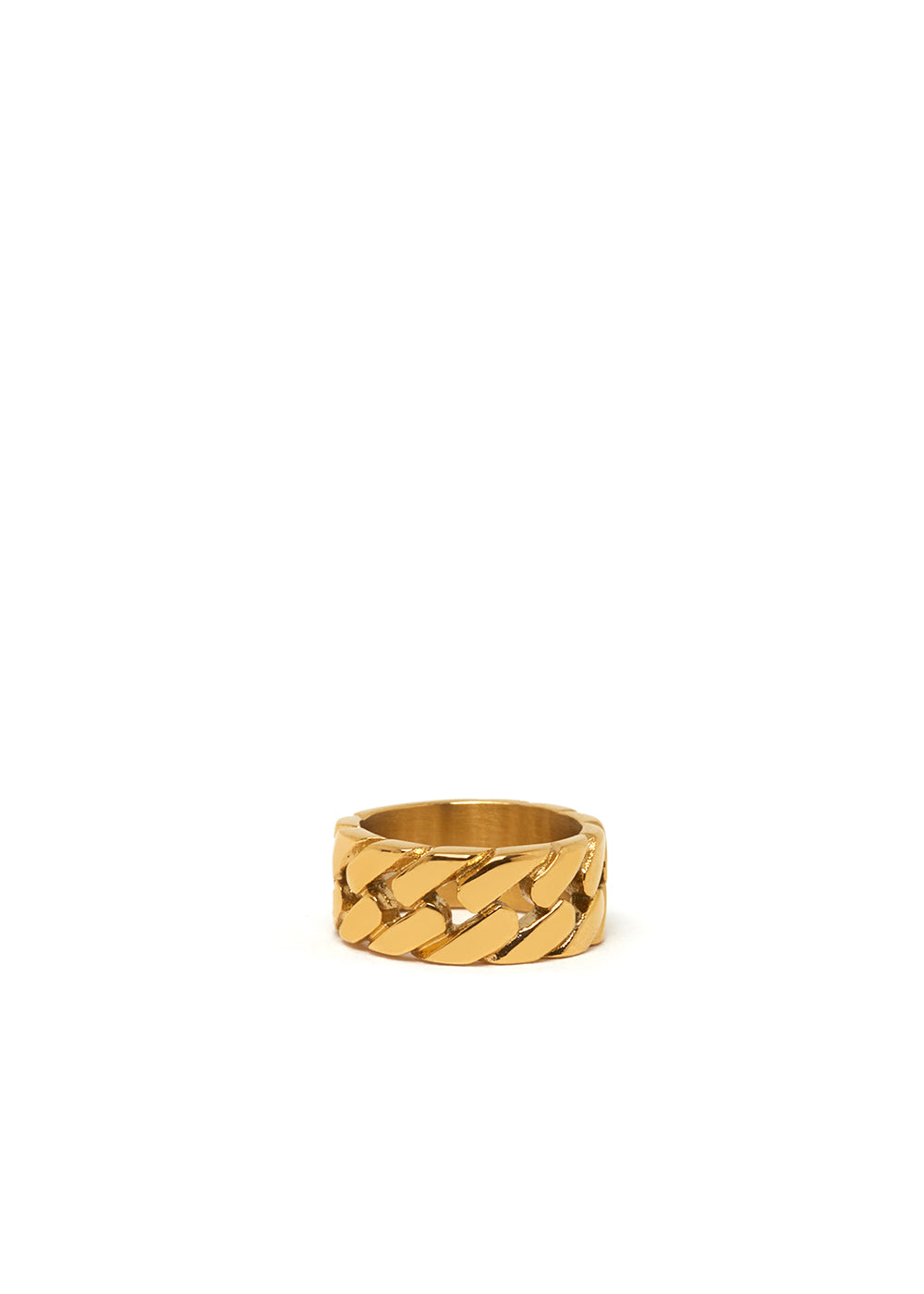 Nalí JACKIE BRAIDED RING IN GOLD STAINLESS STEEL Negozi Online