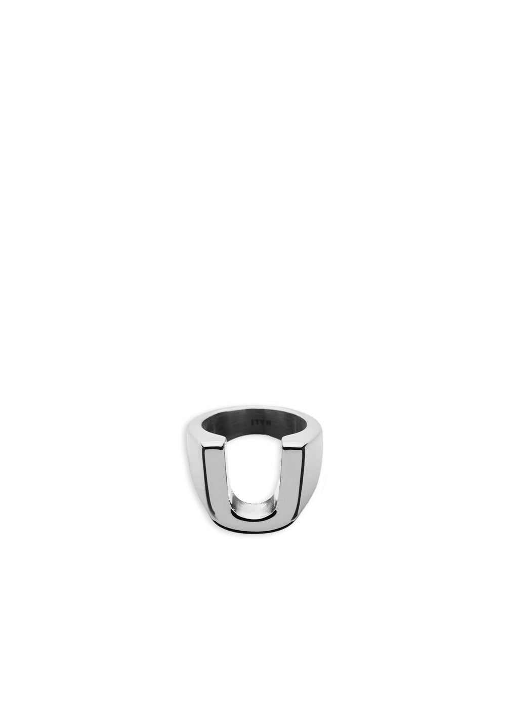 Nalí CHUNKY SILVER RING LETTER + LETTERS Shopping Online
