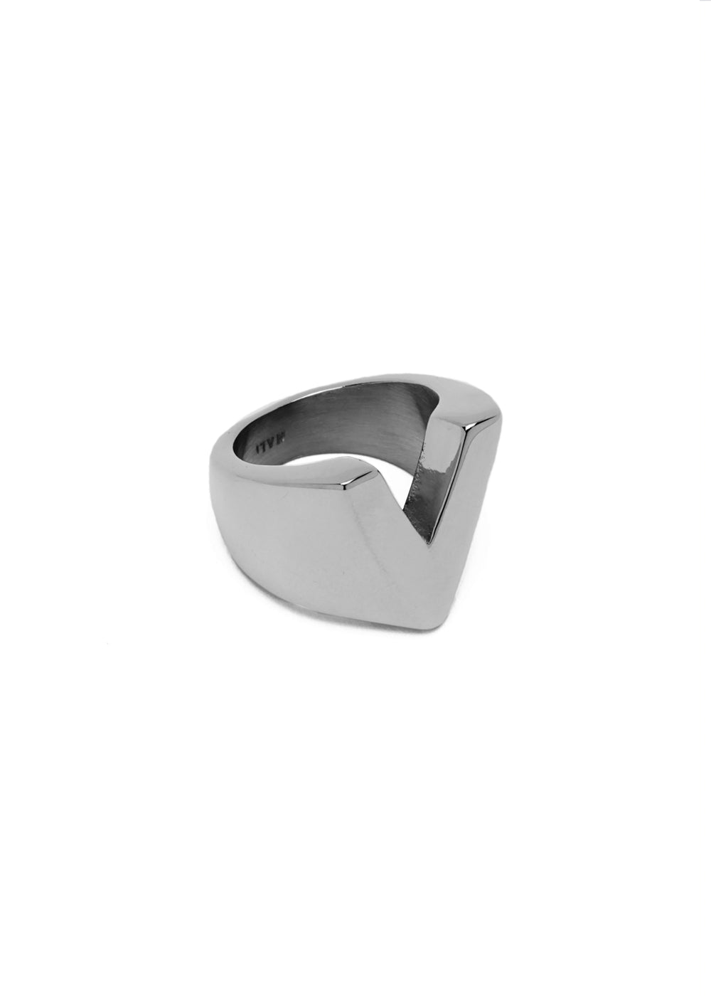 Nalí CHUNKY SILVER RING LETTER + LETTERS Shopping Online