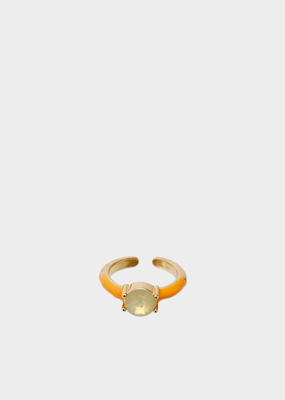 Nalí GLORIA ADJUSTABLE ORANGE RING W/ STONE Convenienza