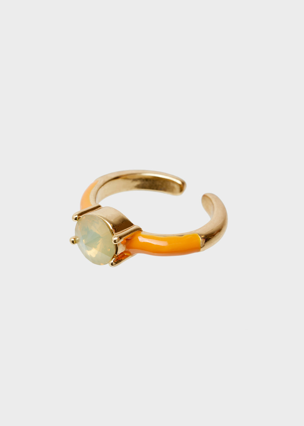 Nalí GLORIA ADJUSTABLE ORANGE RING W/ STONE Convenienza