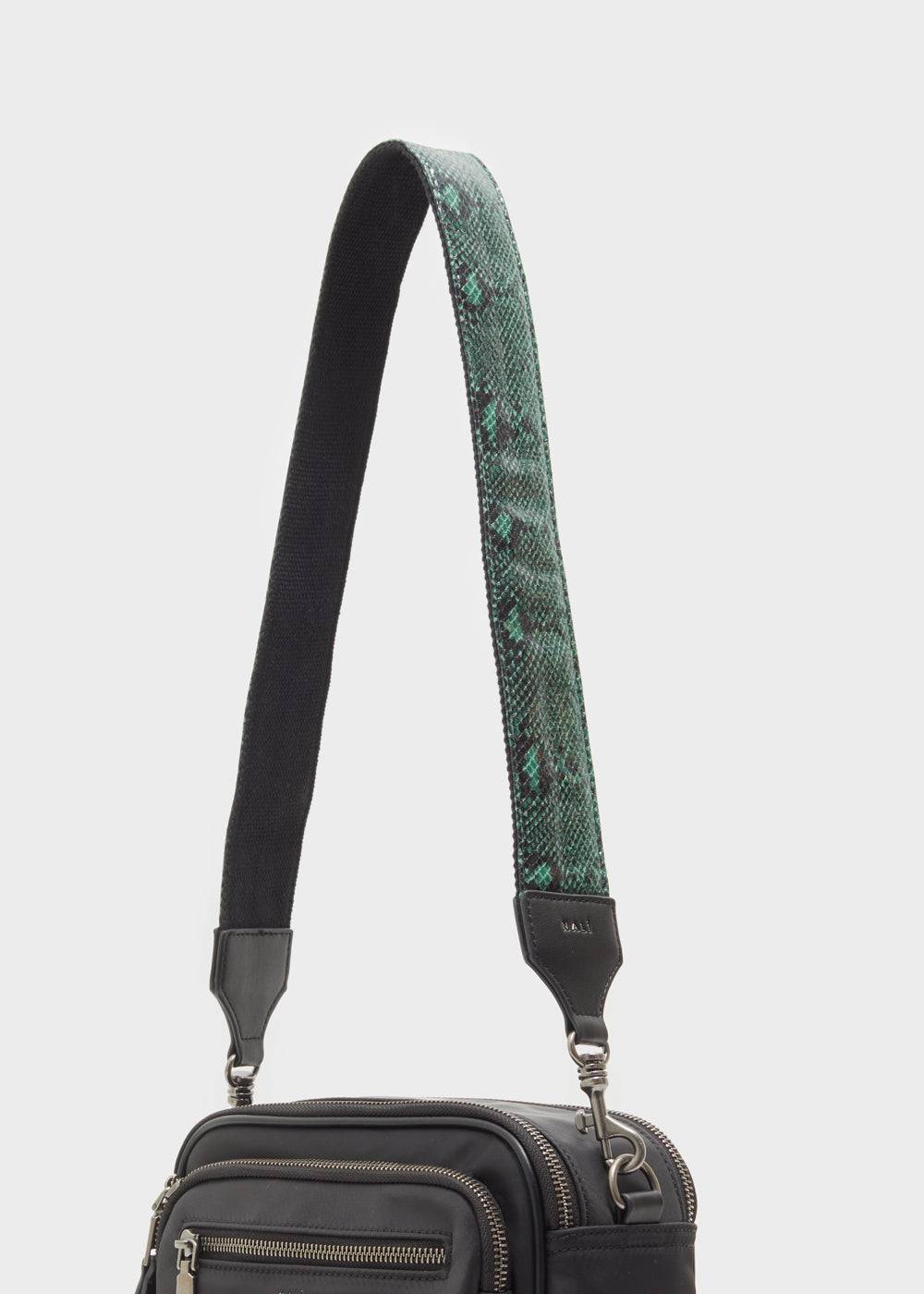 Nalí ADELINA STRAP W/ GREEN SNAKE PRINT Nuova