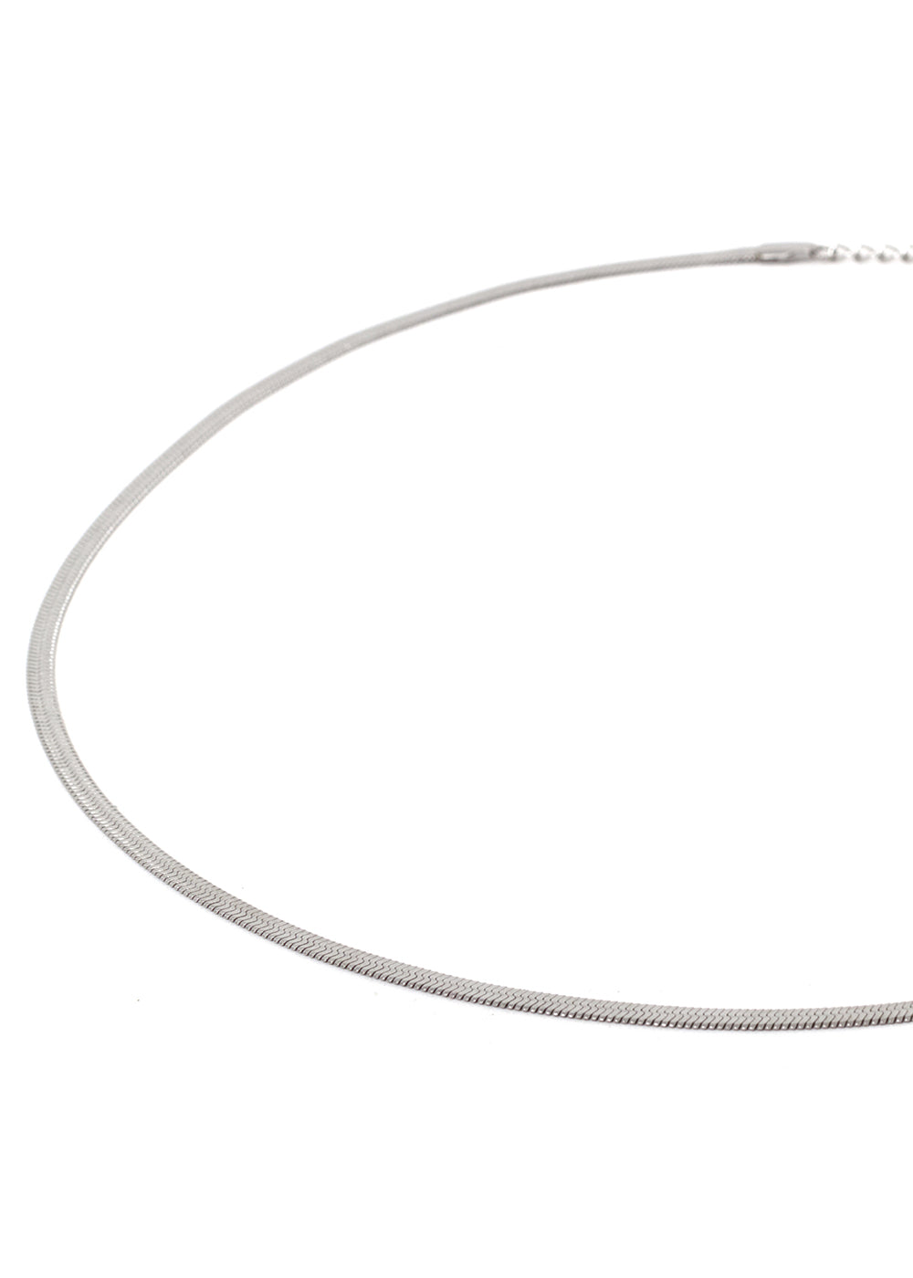 Nalí VENUS SILVER FLAT NECKLACE IN STAINLESS STEEL Nuova