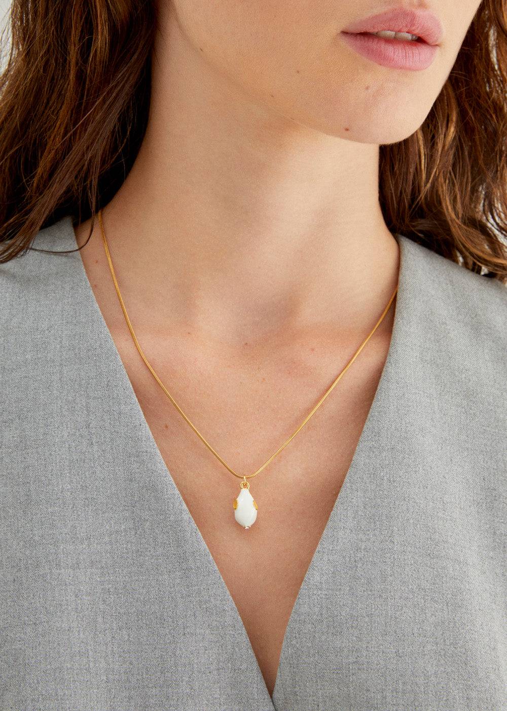 Nalí NIDIA NECKLACE W/ ENAMEL PENDANT + COLORS Offerta speciale