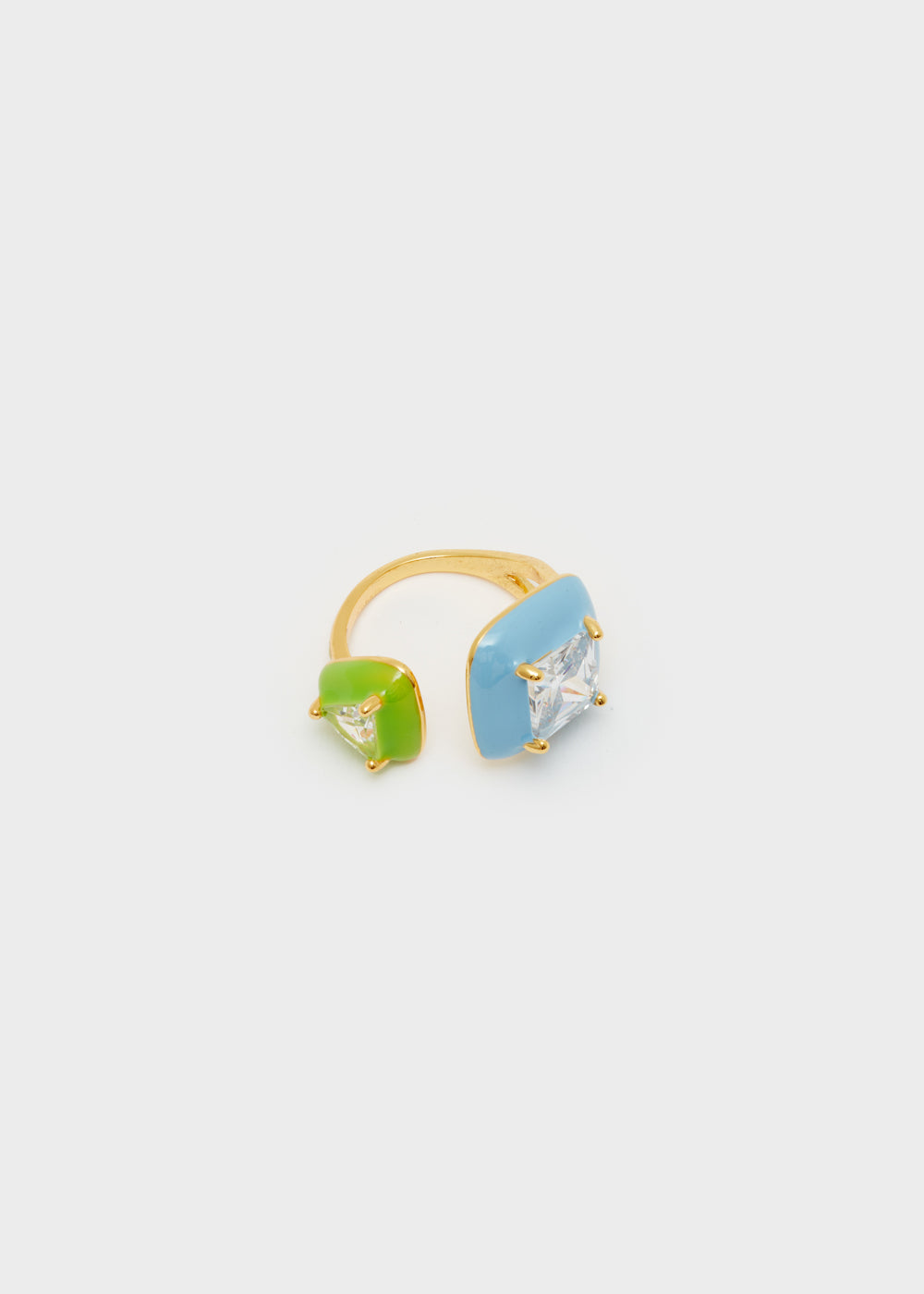 Nalí DOUBLE RING W/ ENAMEL + COLORS Black Friday