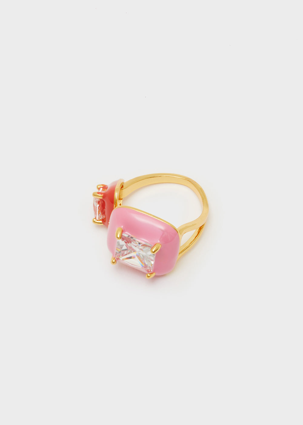 Nalí DOUBLE RING W/ ENAMEL + COLORS Black Friday