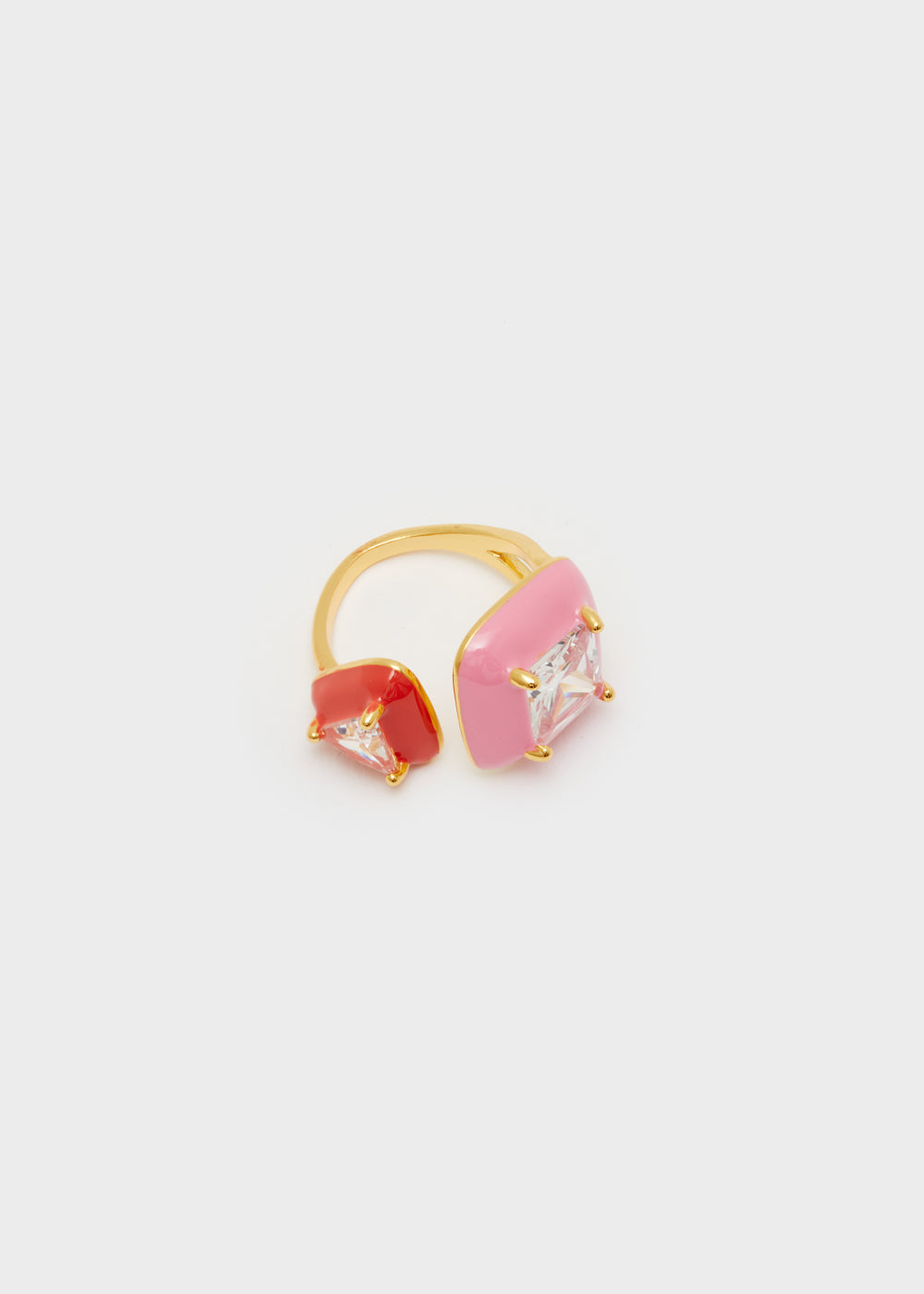 Nalí DOUBLE RING W/ ENAMEL + COLORS Black Friday