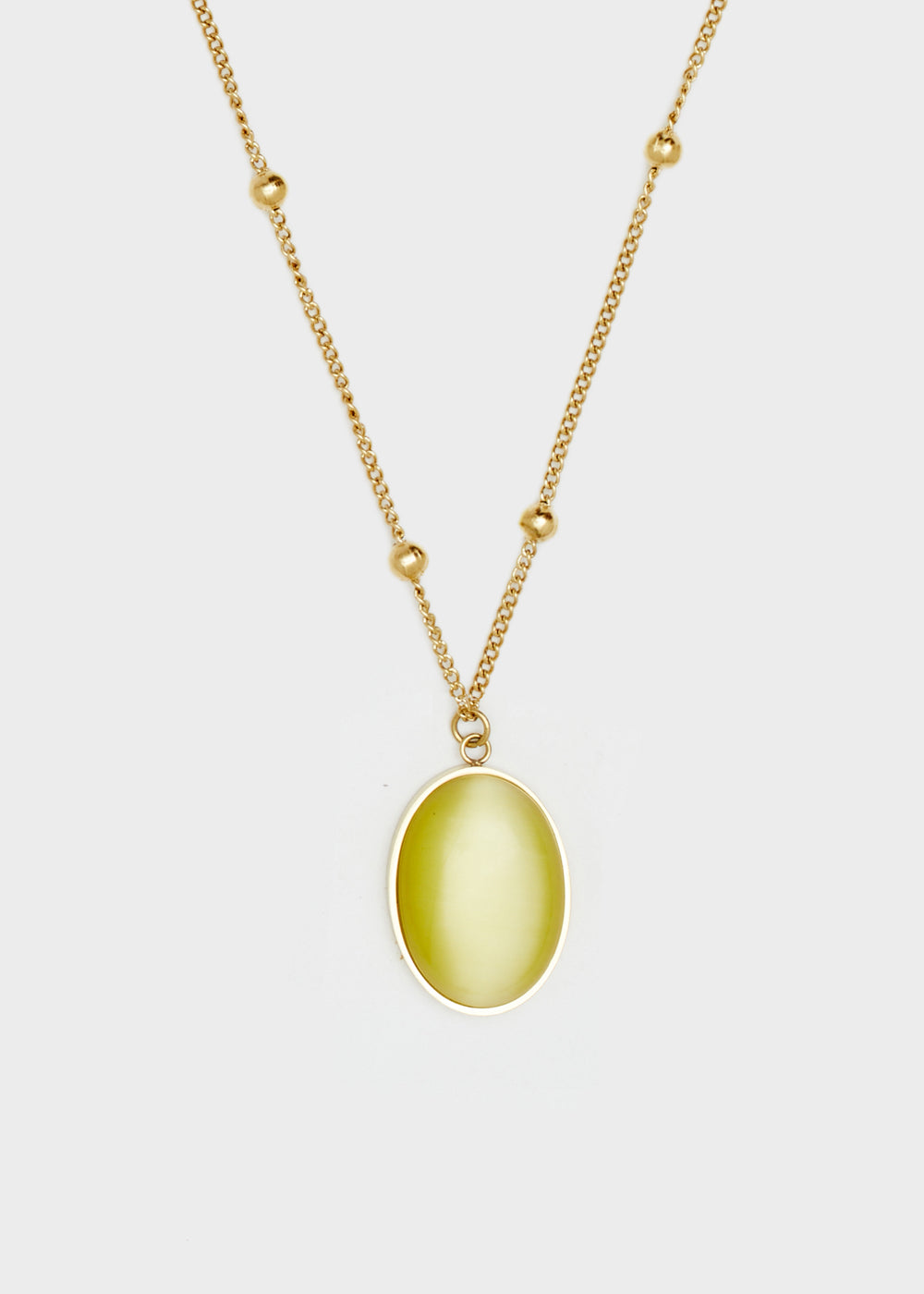 Nalí 14KT GOLD PLA. S. STEEL OPAL NECKLACE + COLORS Cyber Monday