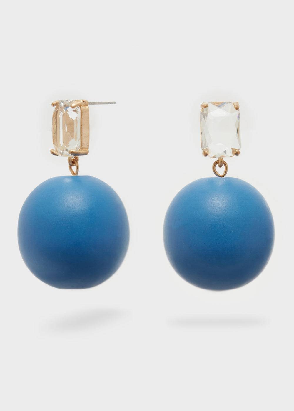 Nalí ITHACA EARRINGS W/ WOOD PEARL + COLORS Offerta San Valentino