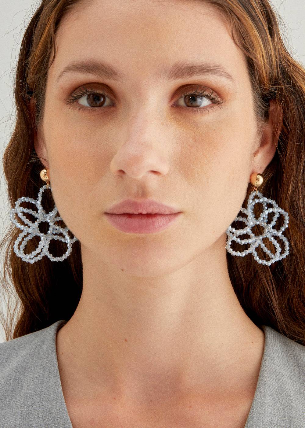 Nalí PETAL EARRINGS W/ BEADS + COLORS Offerta Anniversario