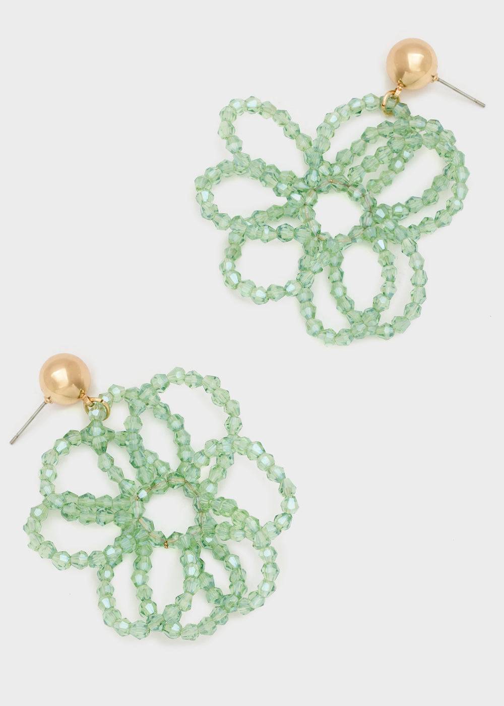 Nalí PETAL EARRINGS W/ BEADS + COLORS Offerta Anniversario