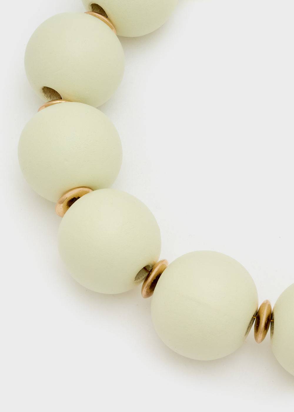 Nalí ITHACA NECKLACE W/ WOOD BEADS + COLORS Vendita calda